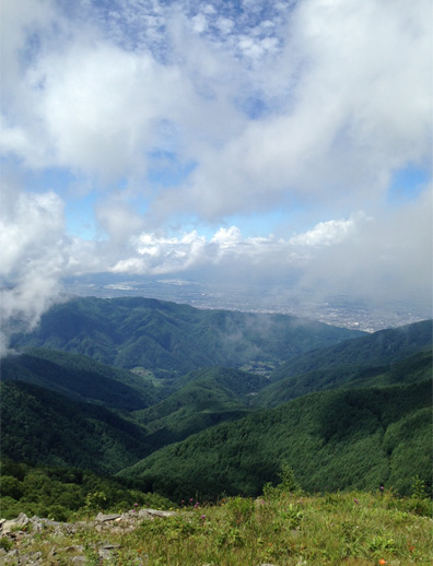 群馬、新潟、富山、岐阜、長野の山々