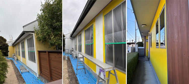 クリニック外壁塗装工事