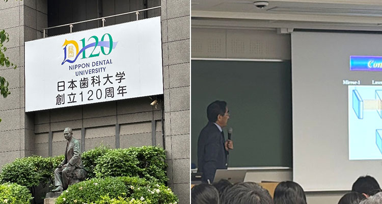 母校での講義